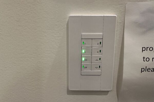 Lighting control panel