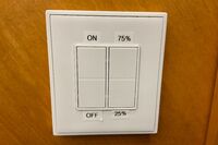 Lighting control panel