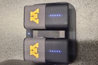 Pedestal - microphones charging on pedestal surface
