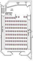 Layout diagram of room.