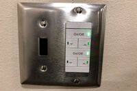 Lighting controls for the room