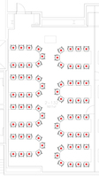 Layout diagram of room.