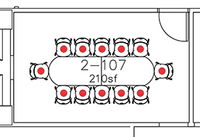 Layout diagram of room.