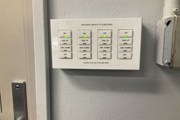 Lighting control panel