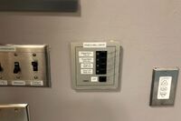 Lighting control panel