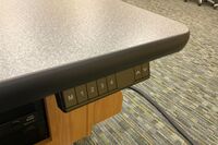 Pedestal: Height adjustment panel