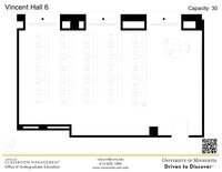 Room Layout Vincent Hall 6