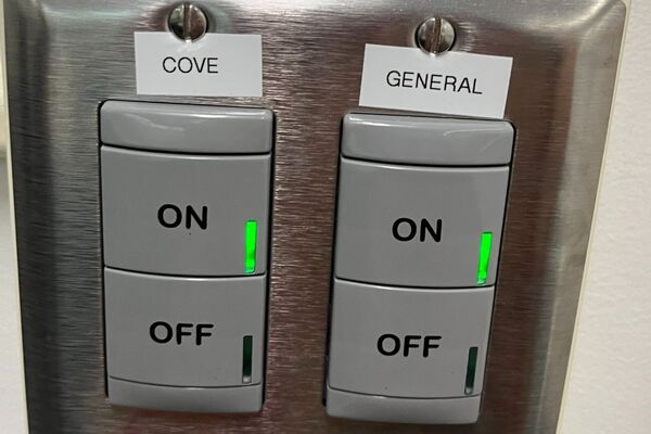 Lighting controls for the room